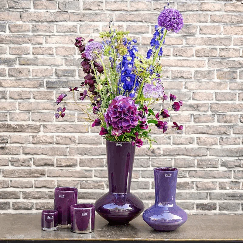 Vase Glass LOFLO - PLUM - Image 3