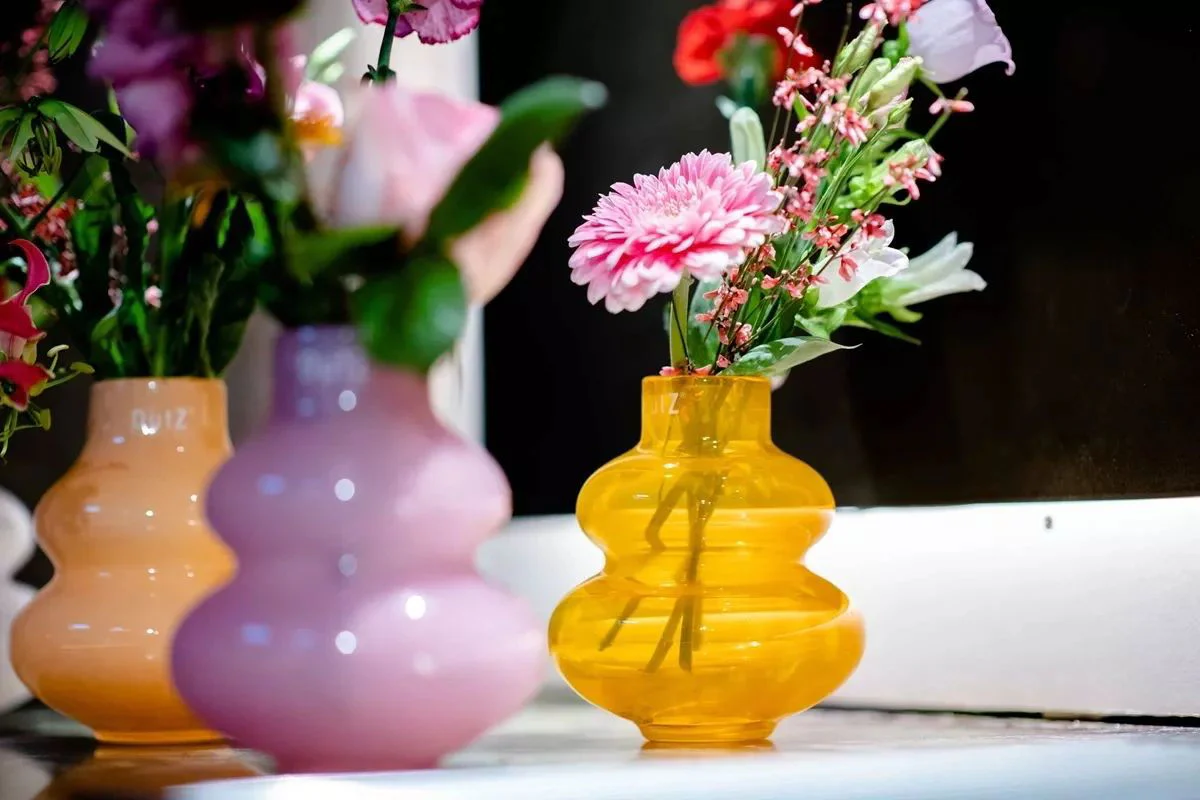 VASE SKRZYSZOW S- H16 D14 cm - FLAMINGO - Image 3
