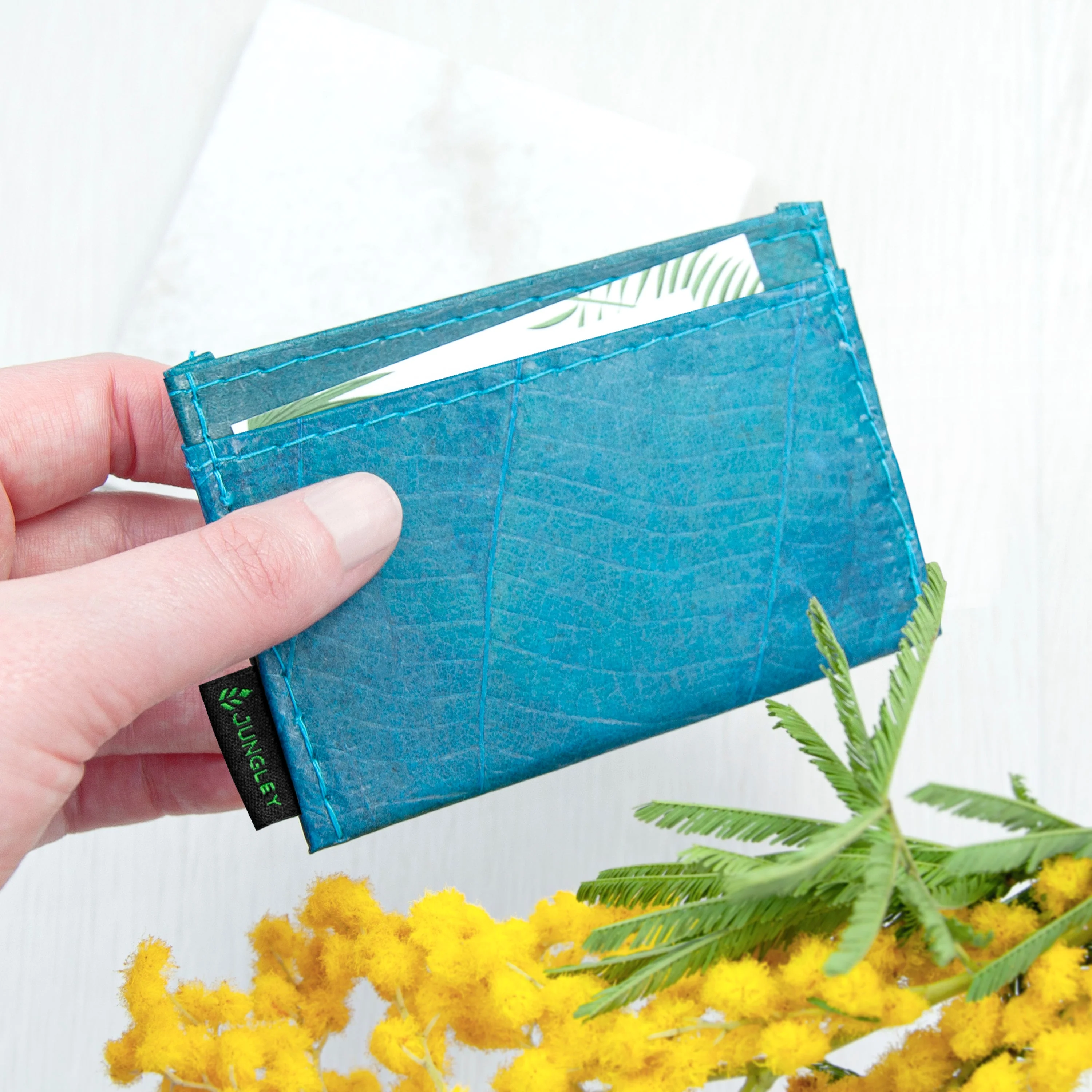 Vegan Leather Minimalist Card Holder - Image 11