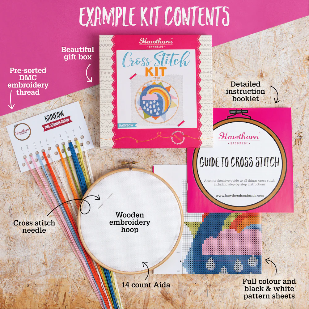 'Velociraptors' Dinosaur Cross Stitch Kit for Beginners - Image 4