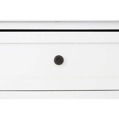 Vermont Ivory 2 Drawer 4 Baskets Cabinet - Image 5