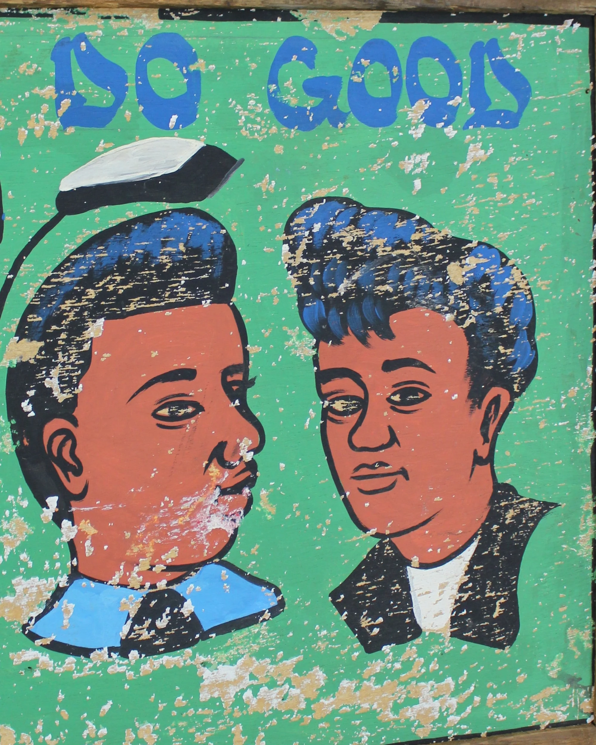 Vintage African Barber Sign - 138.1 - Image 4