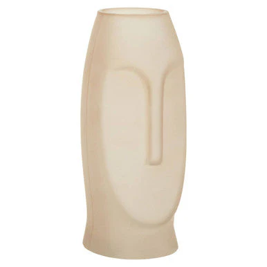 Viso Grey Small Face Design Vase - Image 6
