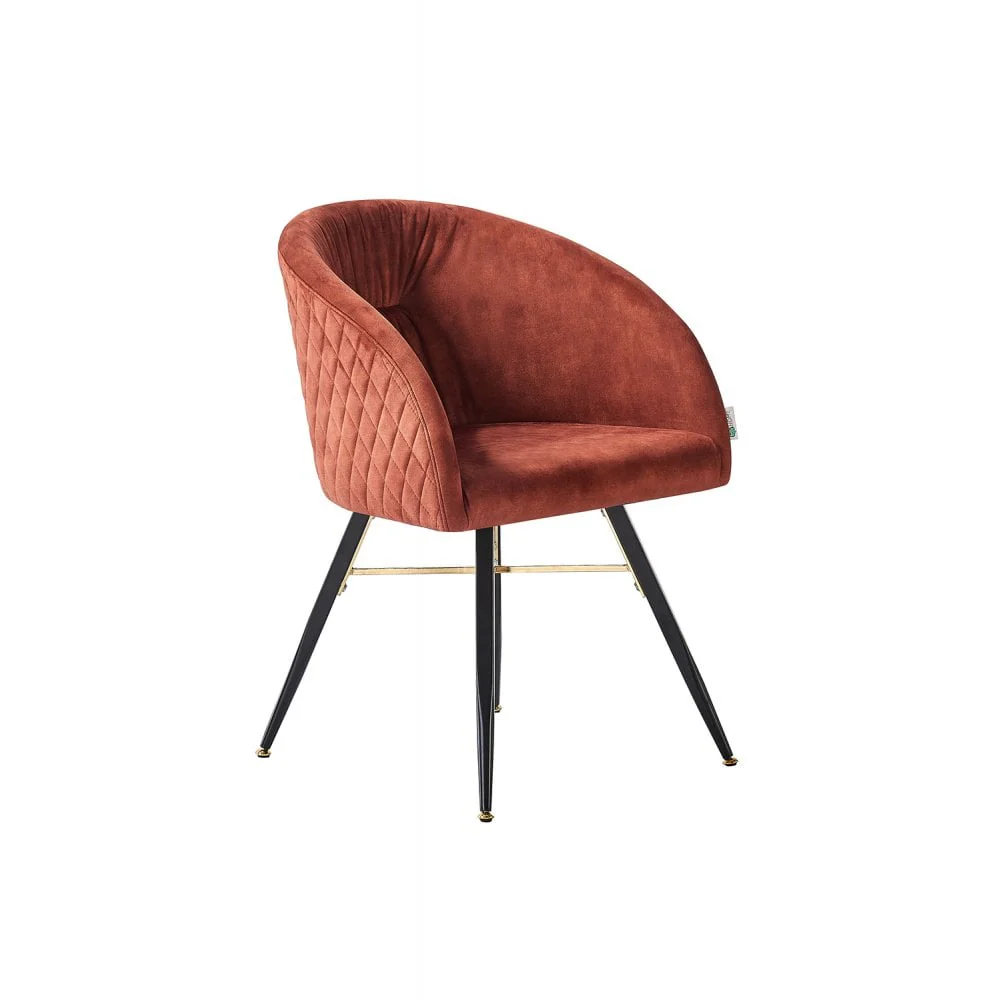 Vittorio LUX Velvet Dining Chair with Metal Legs - Perfect for Dining Room Living Room - Image 46