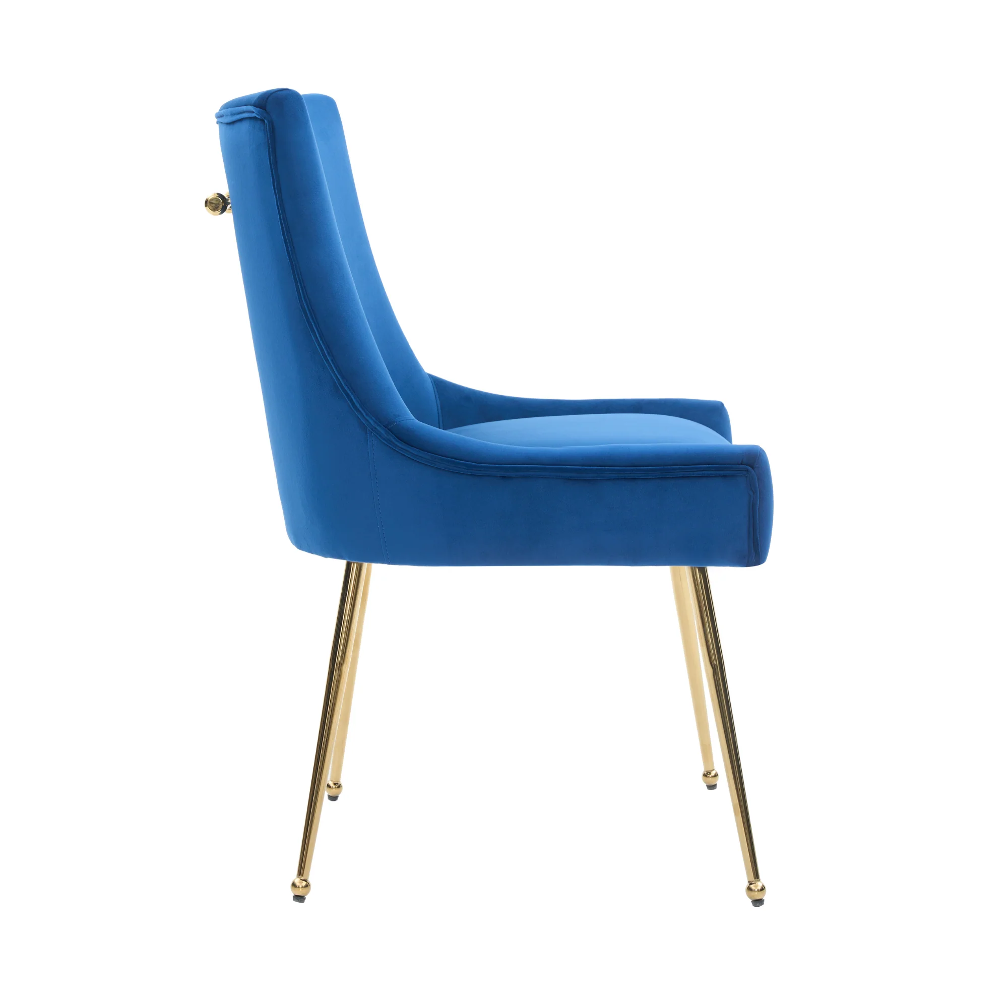 Viviana Velvet Dining Chair – Gold Legs, Ring Handle & Modern Accent - Image 18