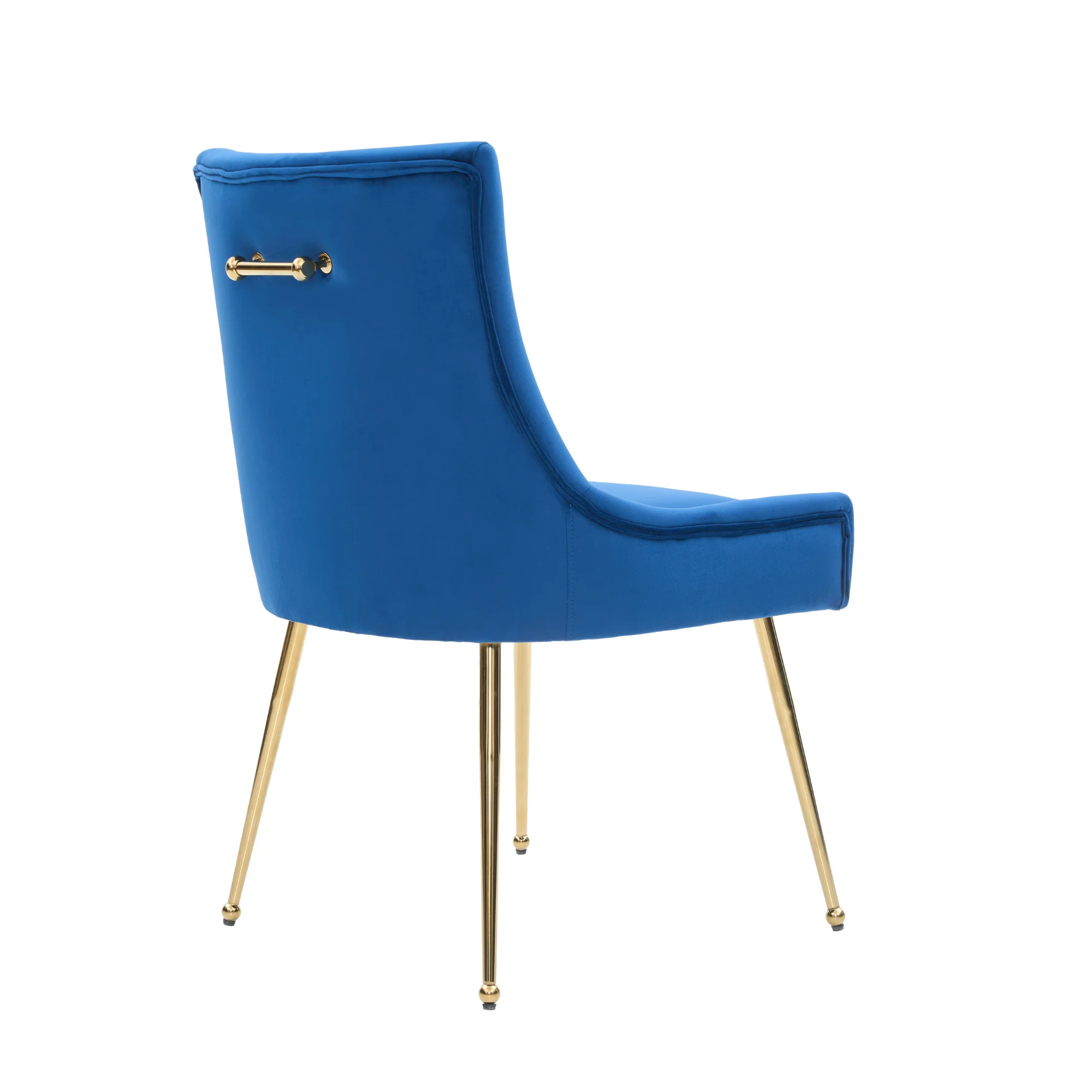 Viviana Velvet Dining Chair – Gold Legs, Ring Handle & Modern Accent - Image 19