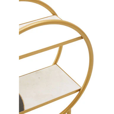 Vizzini Brass Finished 2 Tier Unit - Image 12