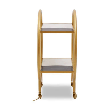 Vizzini Brass Finished 2 Tier Unit - Image 8