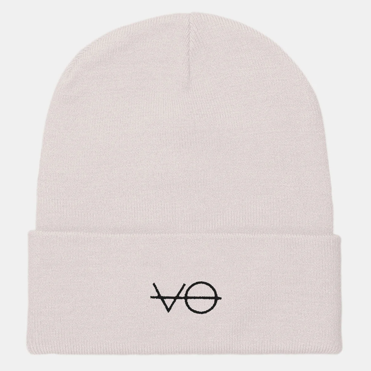 VO Embroidered Vegan Cuffed Beanie - Image 8
