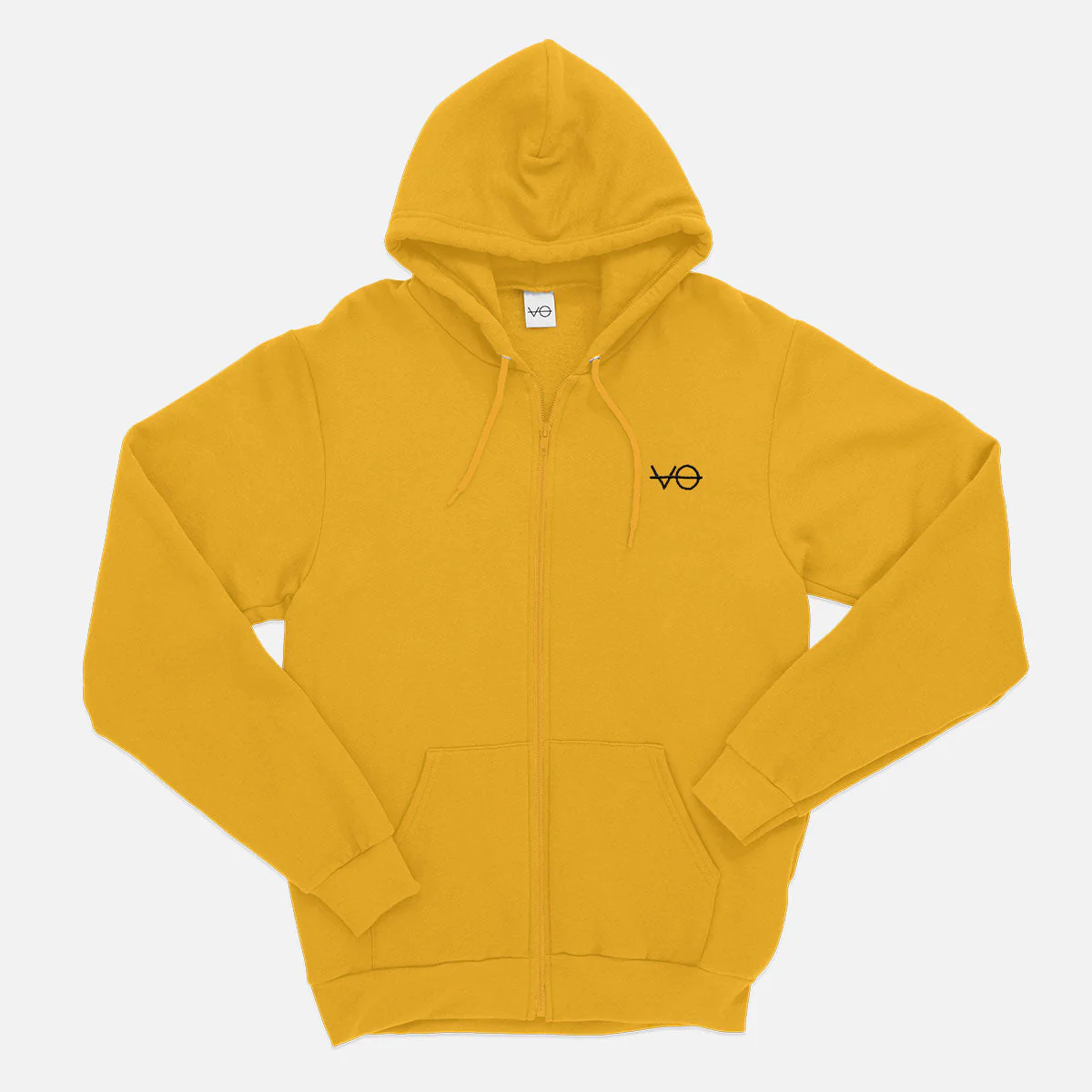 VO Embroidered Zip Up Hoodie (Unisex) - Image 2