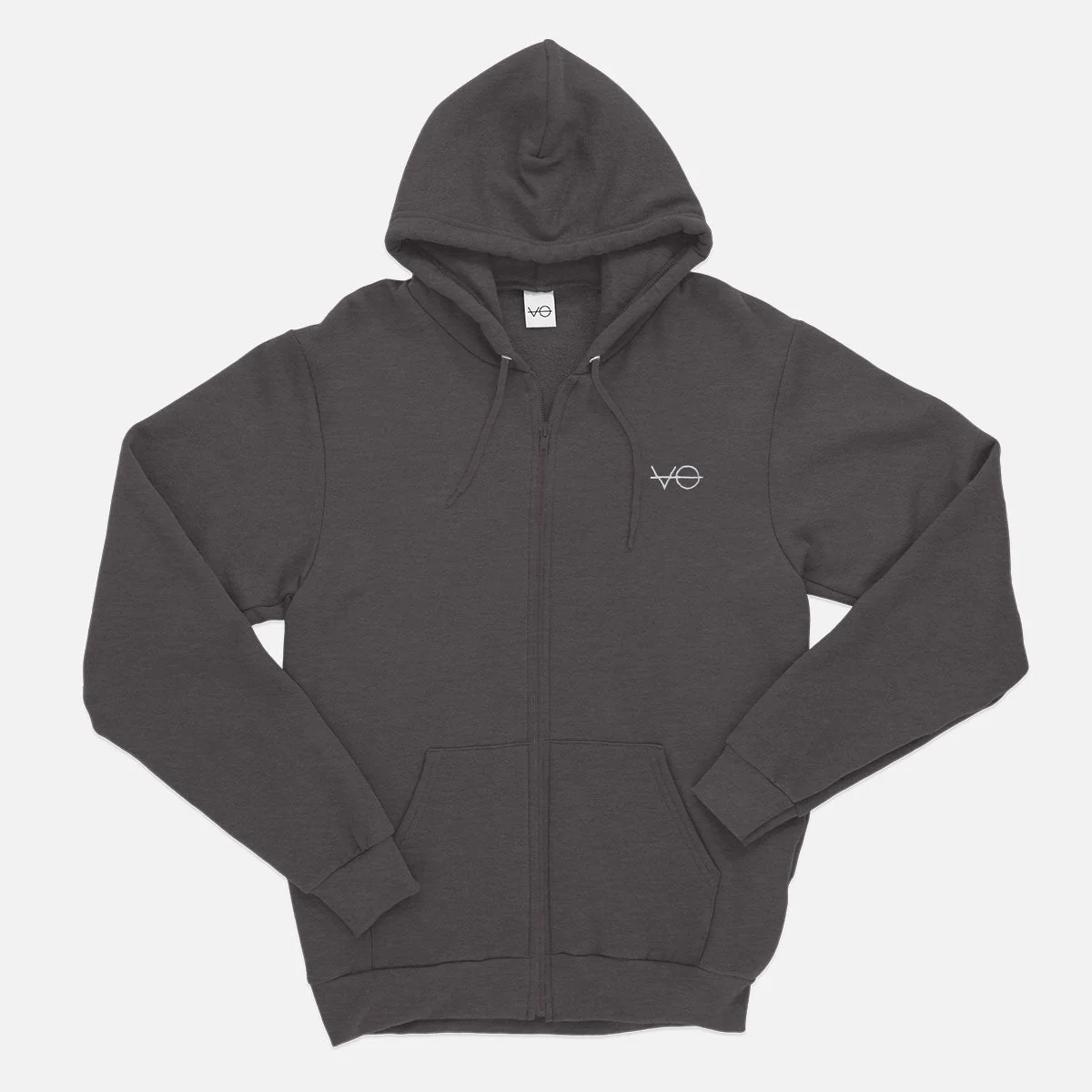 VO Embroidered Zip Up Hoodie (Unisex) - Image 3