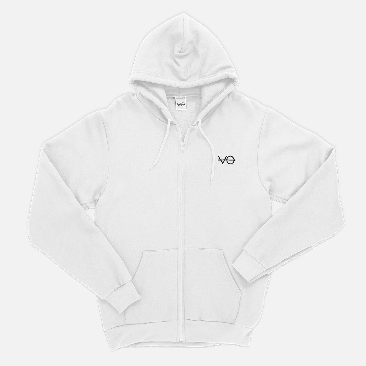 VO Embroidered Zip Up Hoodie (Unisex) - Image 2