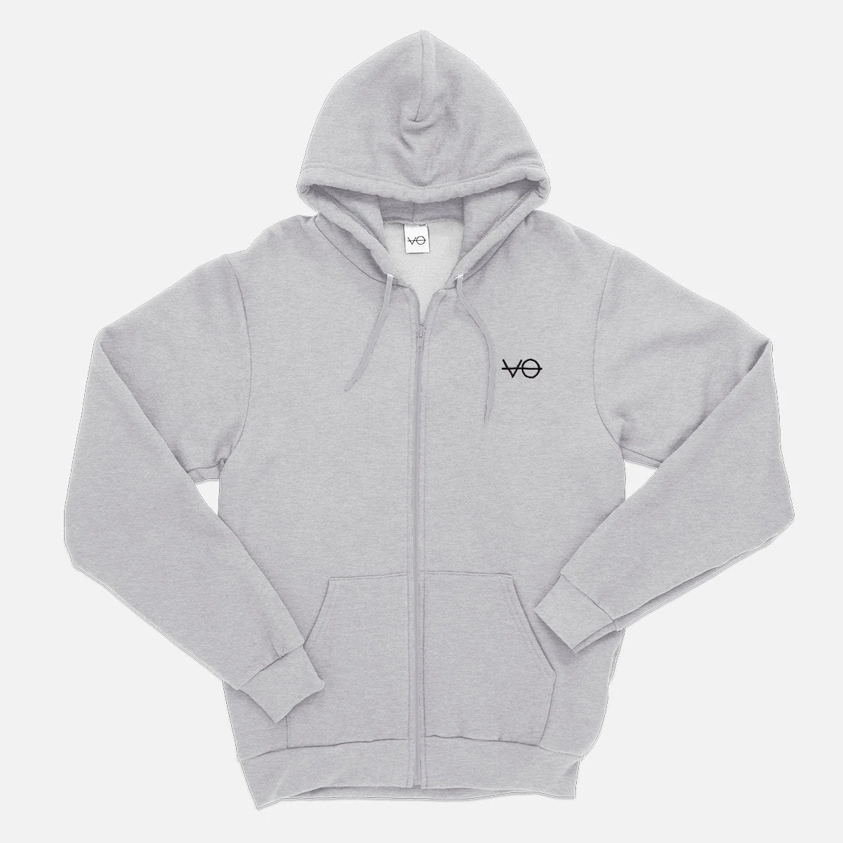 VO Embroidered Zip Up Hoodie (Unisex) - Image 7