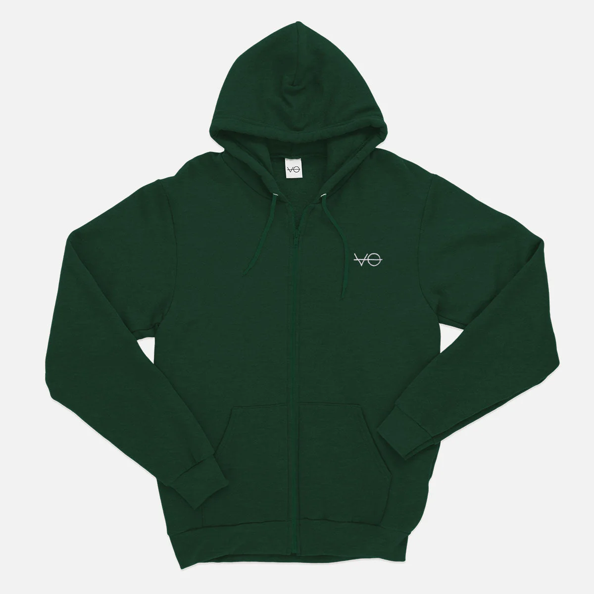 VO Embroidered Zip Up Hoodie (Unisex) - Image 5