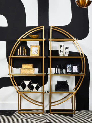 Vogue Left Half Moon Shelf Unit - Image 7