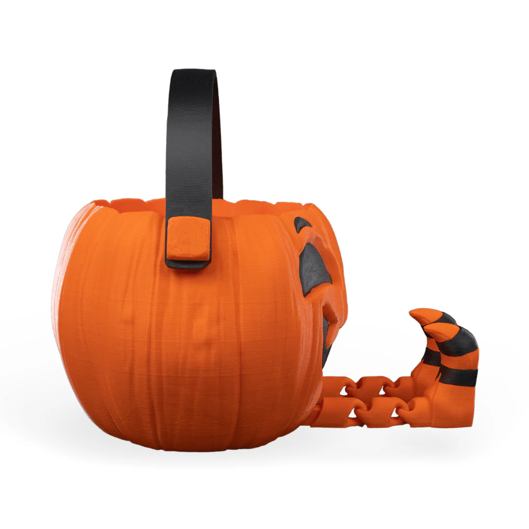 Walking Pumpkin Candy Holder – Halloween Candy Bowl - Image 5