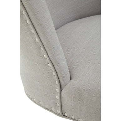 Washington Natural Fabric Home Office Chair - Image 15