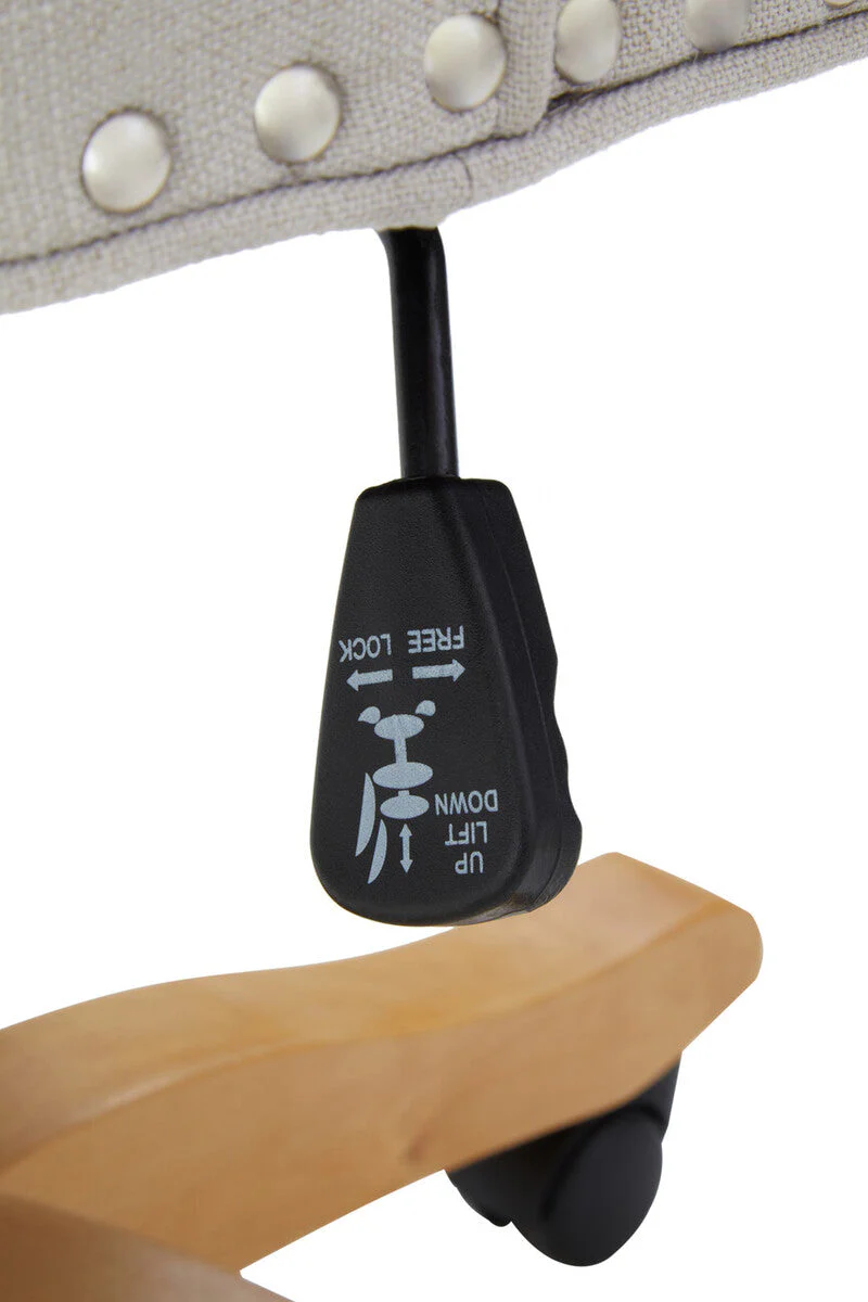 Washington Natural Fabric Home Office Chair - Image 16