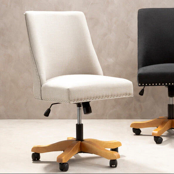 Washington Natural Fabric Home Office Chair - Image 2