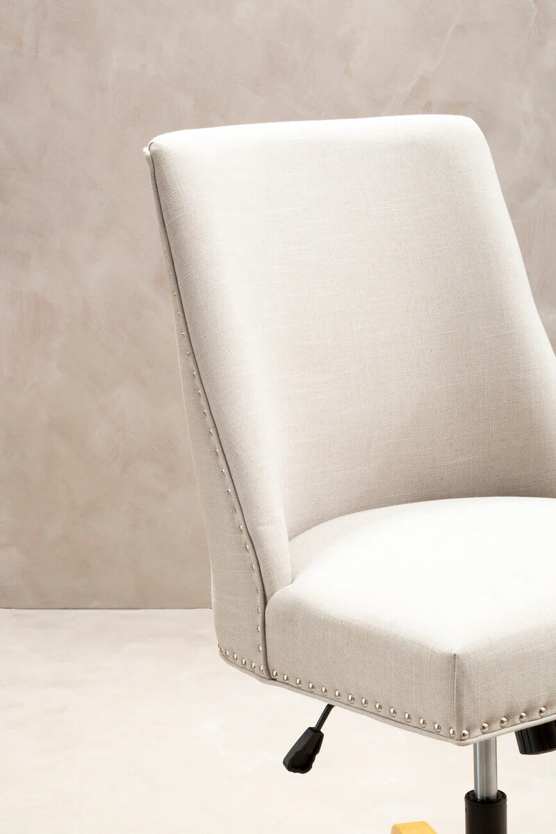 Washington Natural Fabric Home Office Chair - Image 3