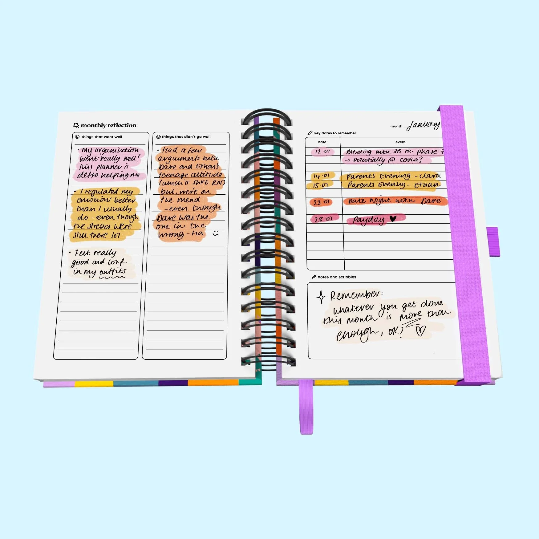 Weekly Undated Spiral Journal - Image 5