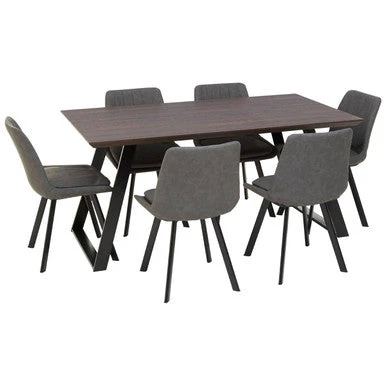 Westford Dining Table With 6 Chairs Set - Image 7