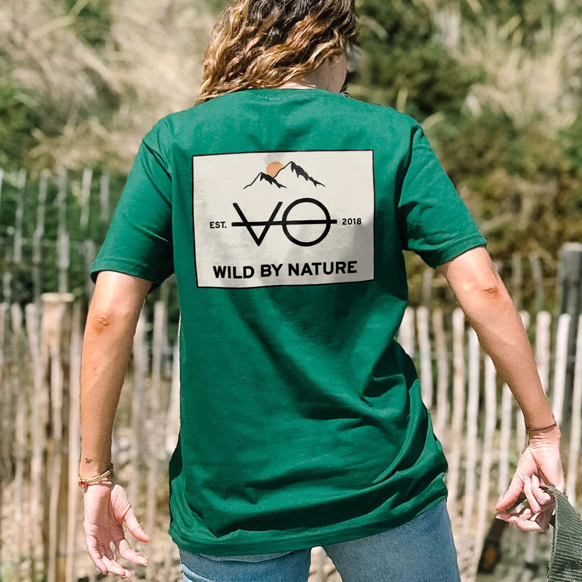 Wild By Nature Back Print T-Shirt (Unisex) - Image 6