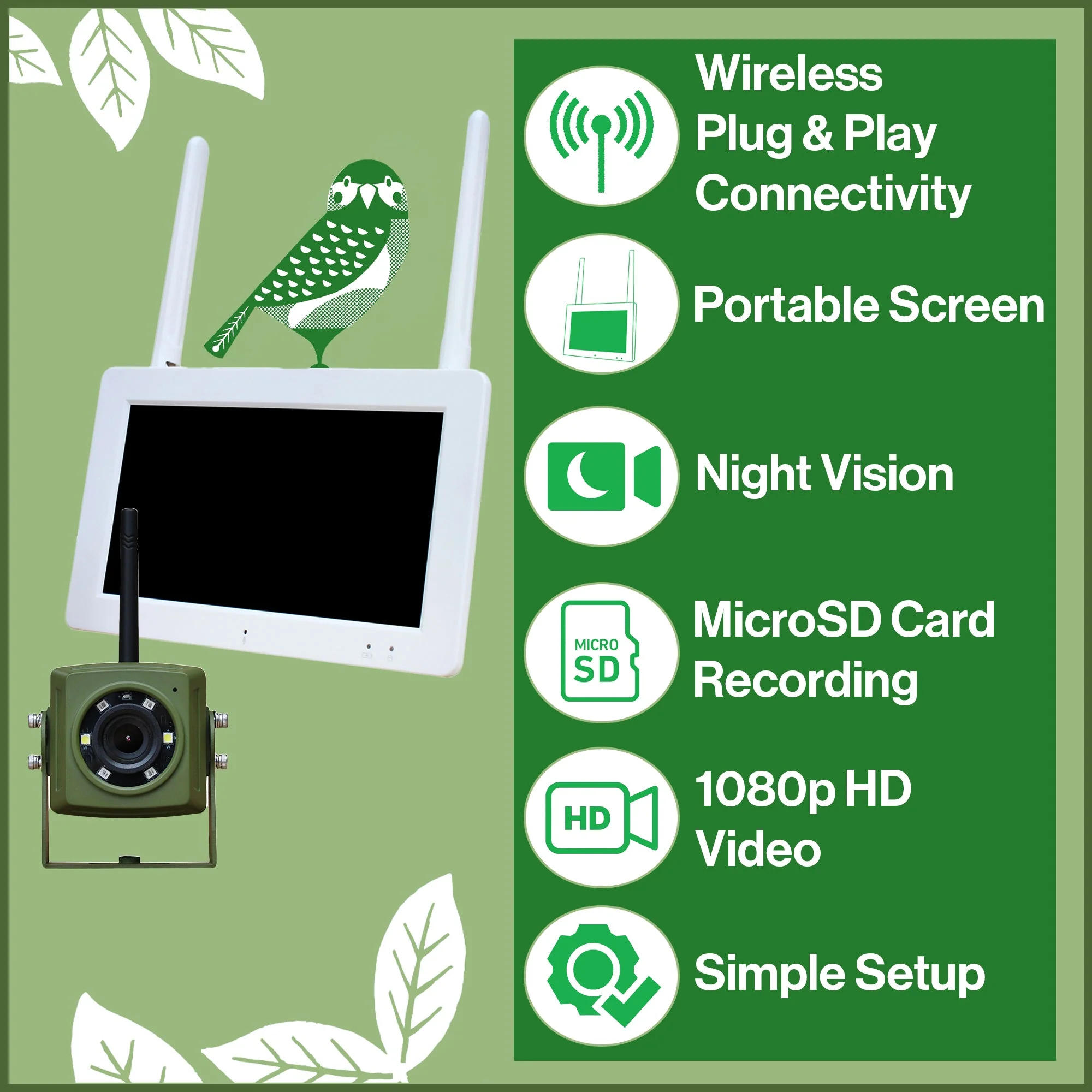 Wireless Bird Box Camera & Screen Starter Pack - Image 2