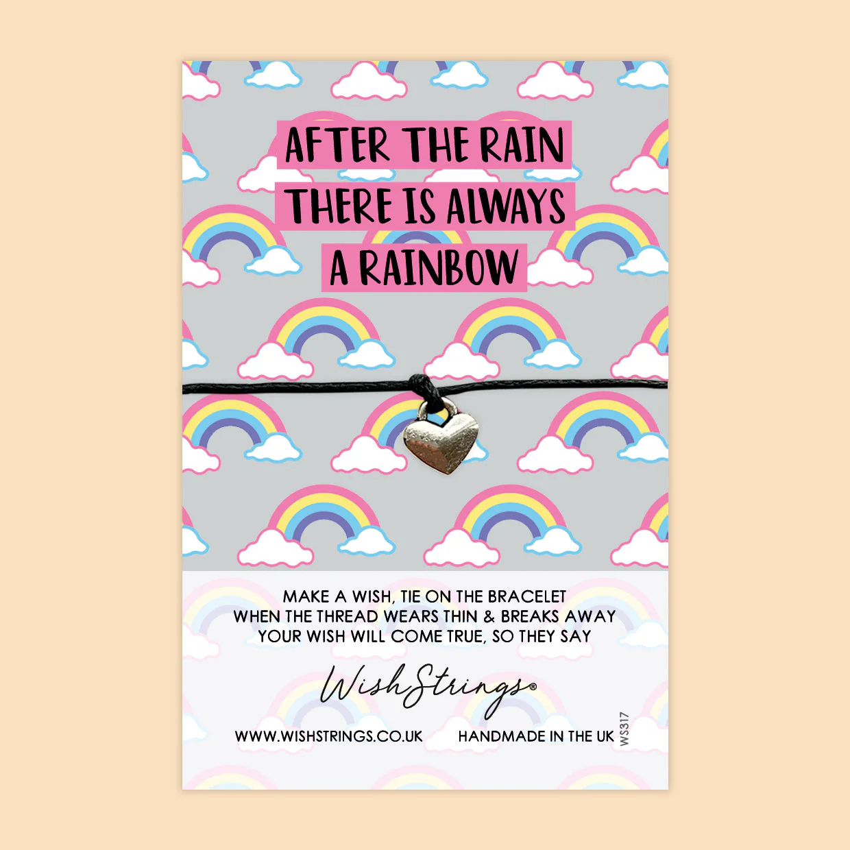 WishStrings Wish Bracelet – Positivity Gift Bracelet With Gift Card | Support & Hope Keepsake