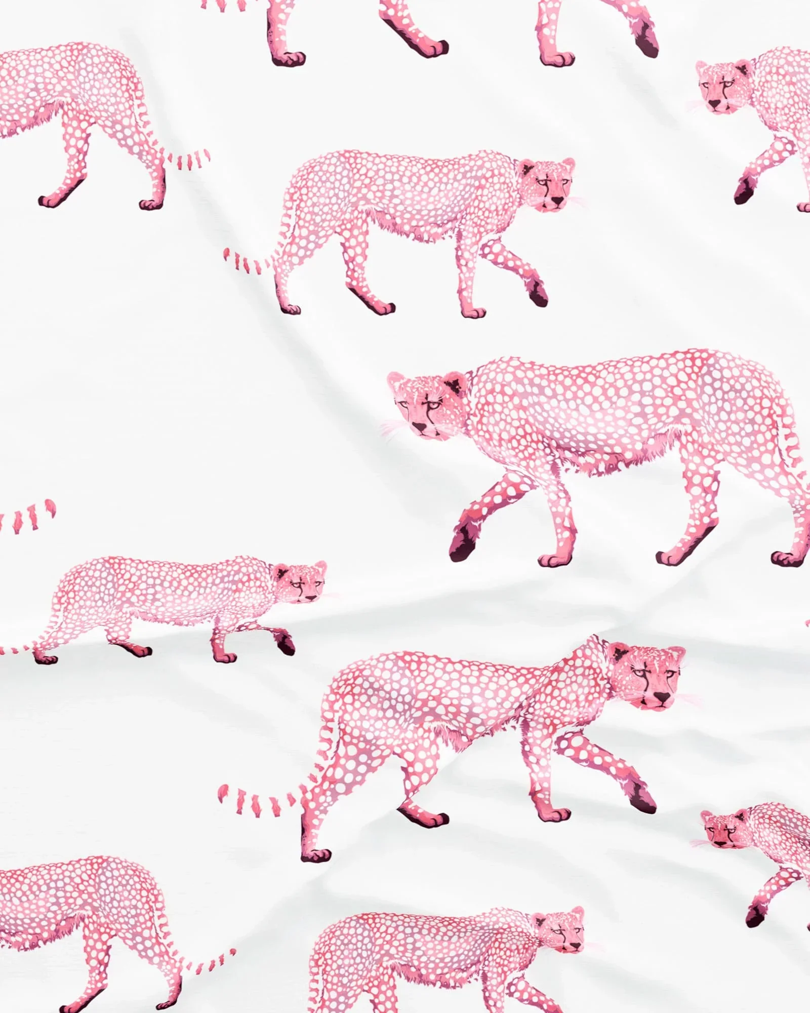 Women's Sleep Shirt - Pink Cheetah - Image 2