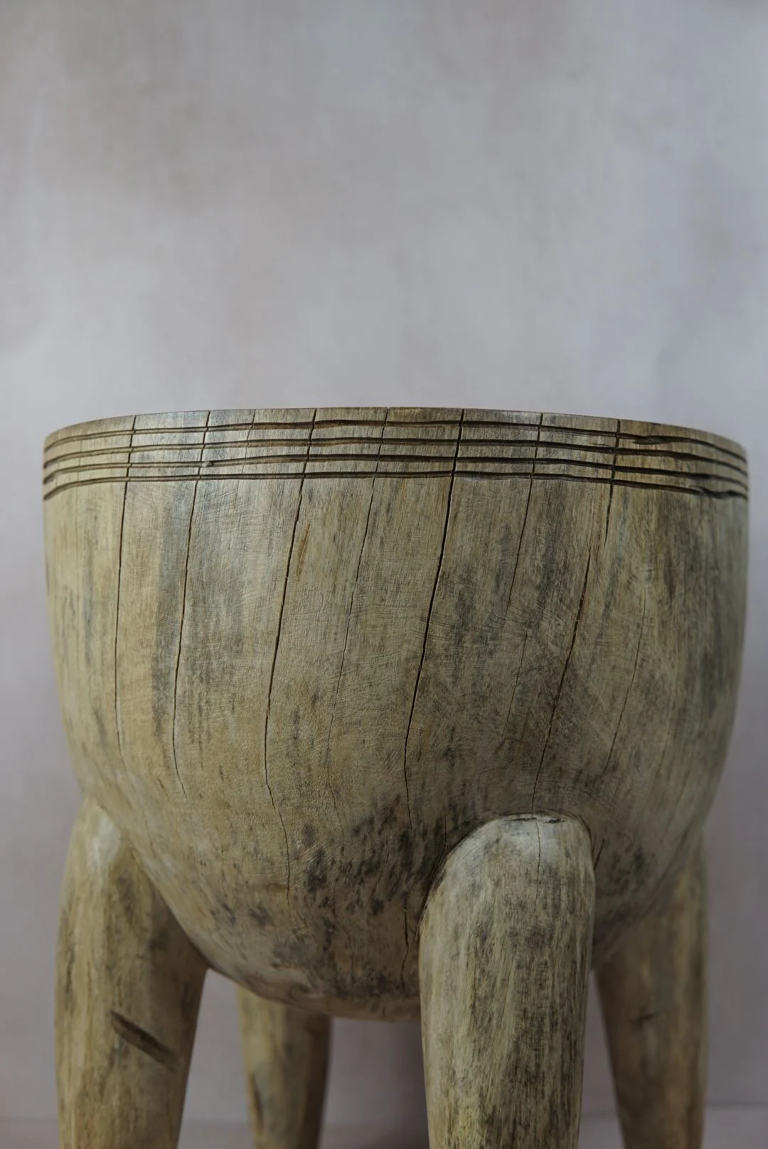 Wood Side Table - Cameroon - 92.4 - Image 4
