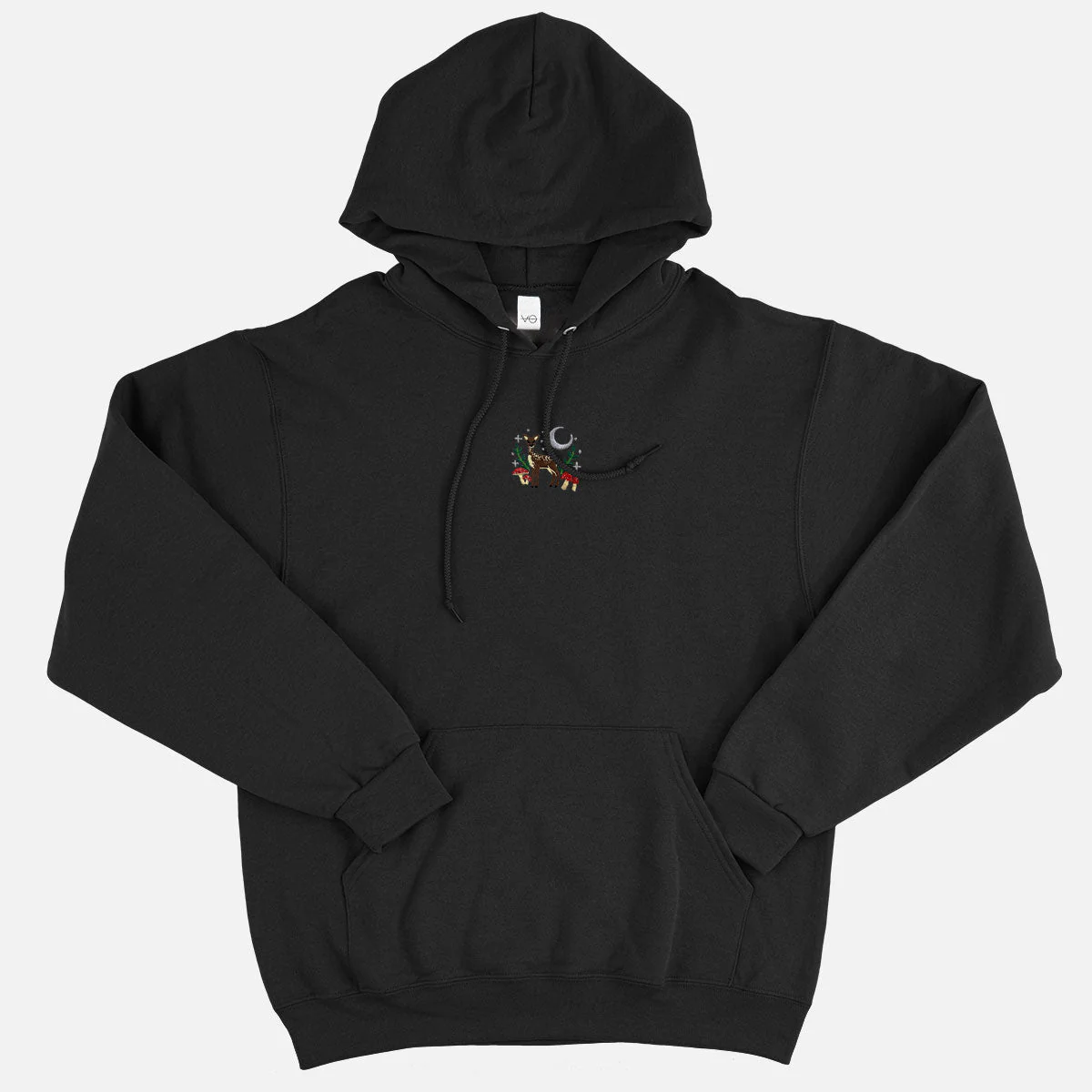 Woodland Scene Embroidered Hoodie (Unisex) - Image 2