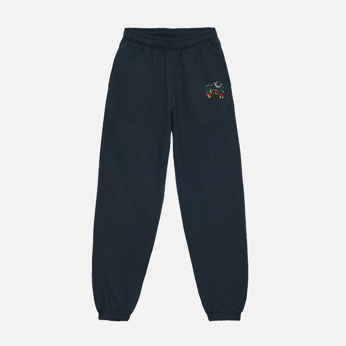 Woodland Scene Embroidered Joggers (Unisex) - Image 2