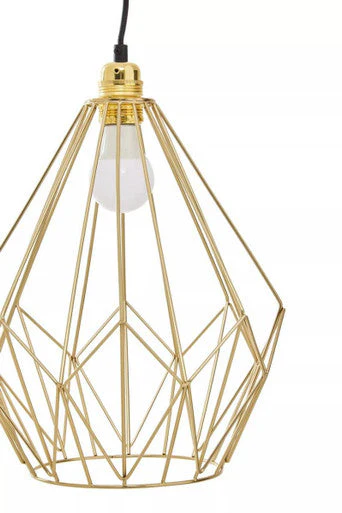 Wyra Champagne Gold Frame Pendant light - Image 3