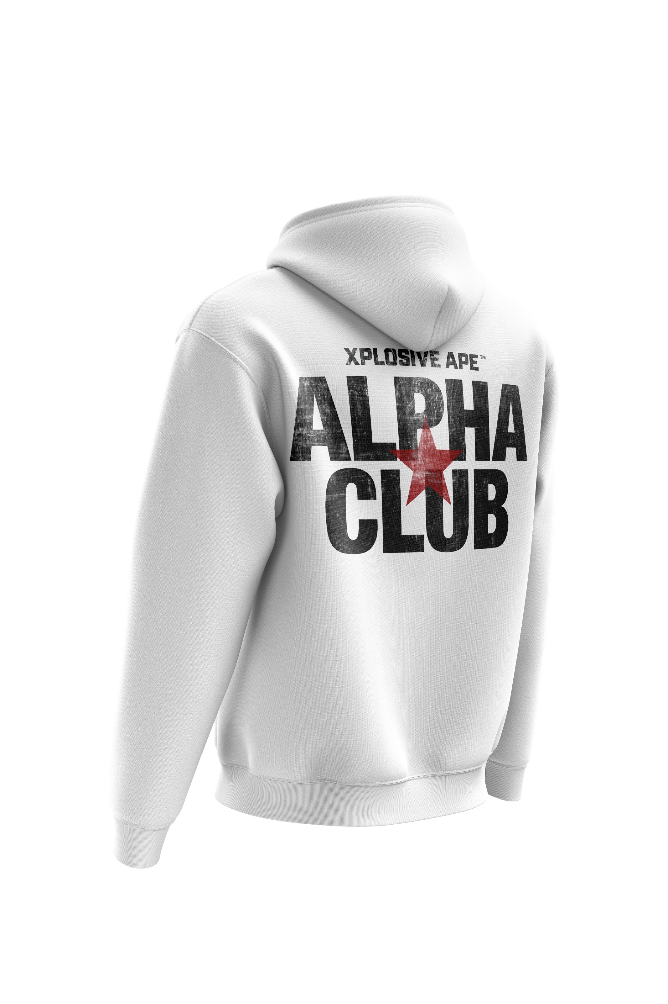 XAPE Alpha Club Hoodie & Tee Combo - White - Image 2