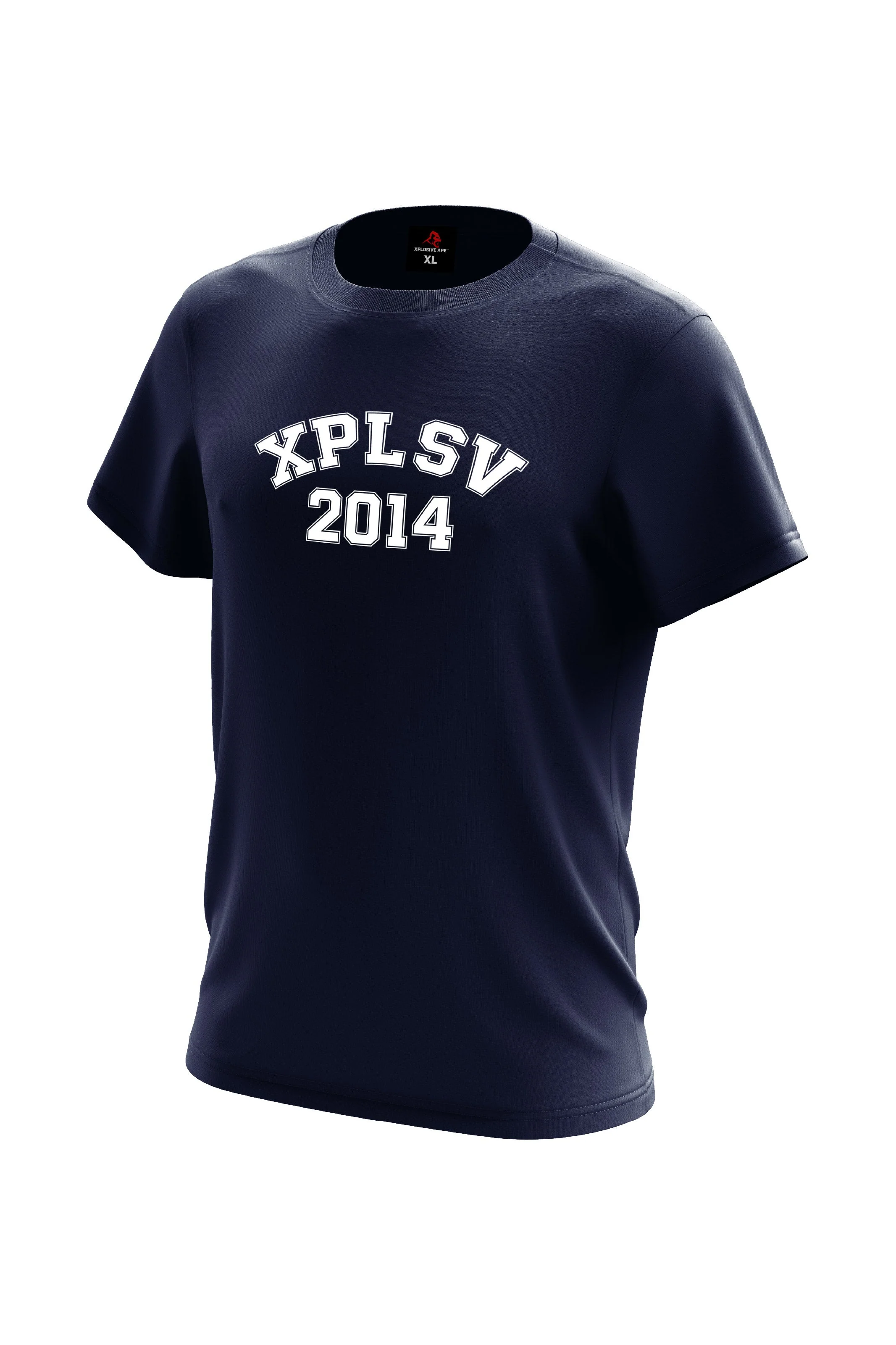 XAPE Campus Script Tee - Navy