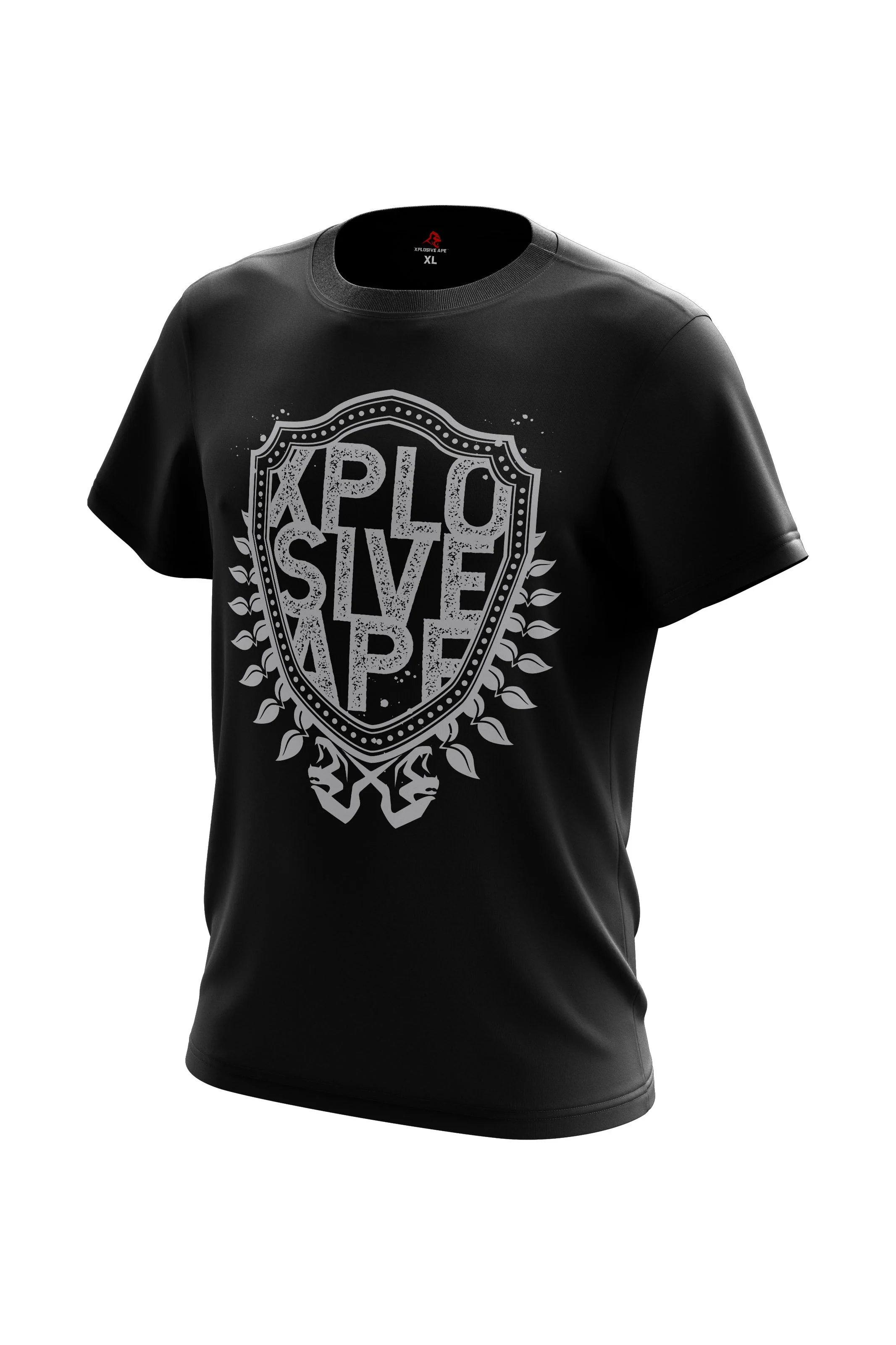 XAPE Crest Shield Tee - Black