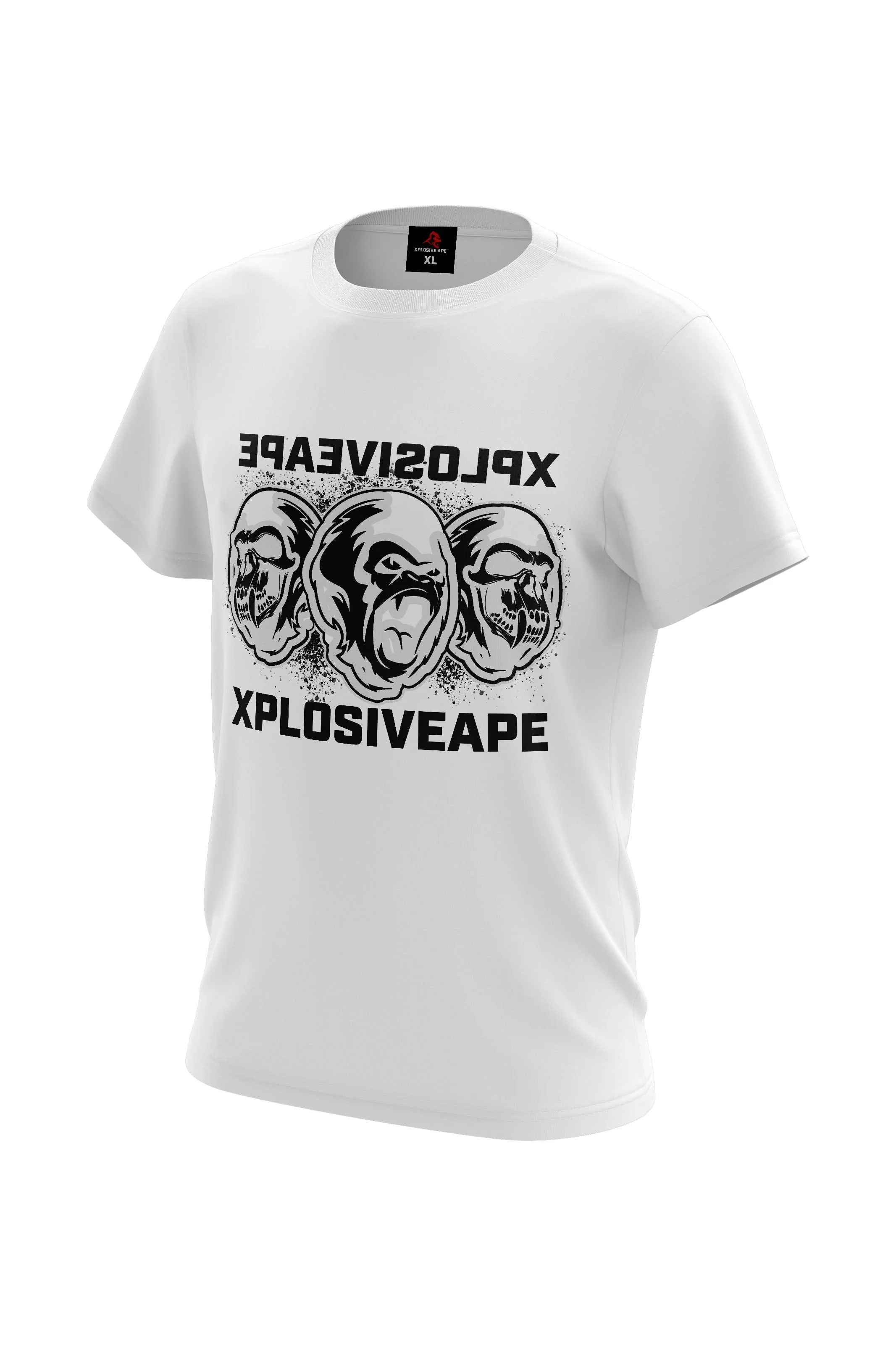 XAPE De-Evolve Hoodie & Tee Combo - White - Image 4