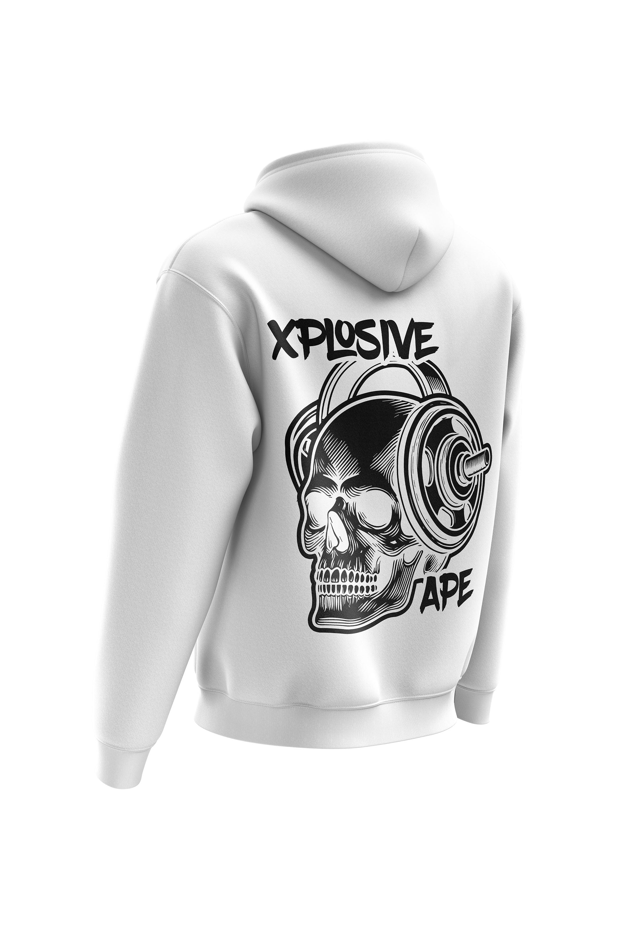 XAPE Headcheese Hoodie & Tee Combo - White - Image 2