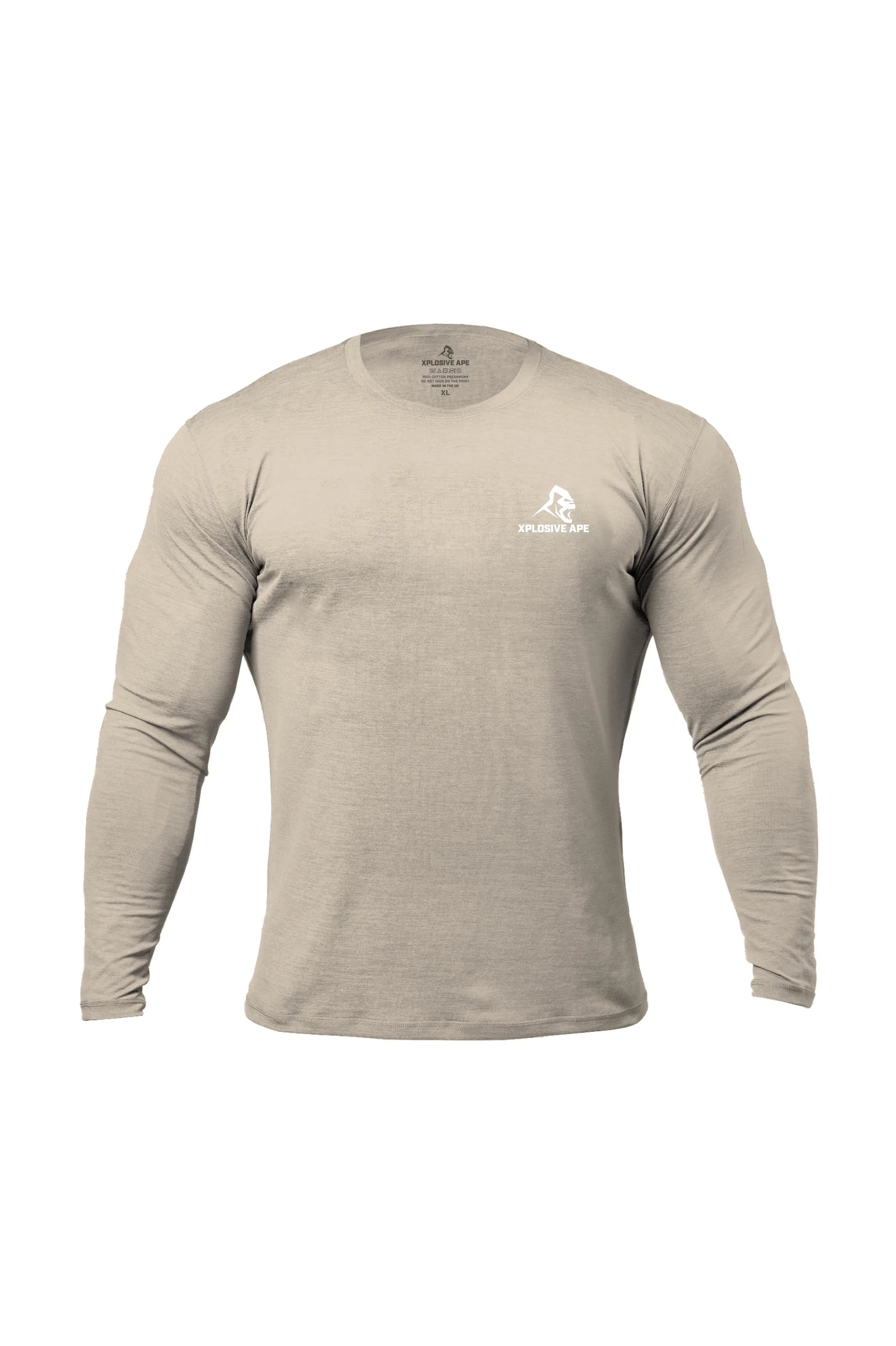 XAPE Prime Long Sleeve Tee - Sand