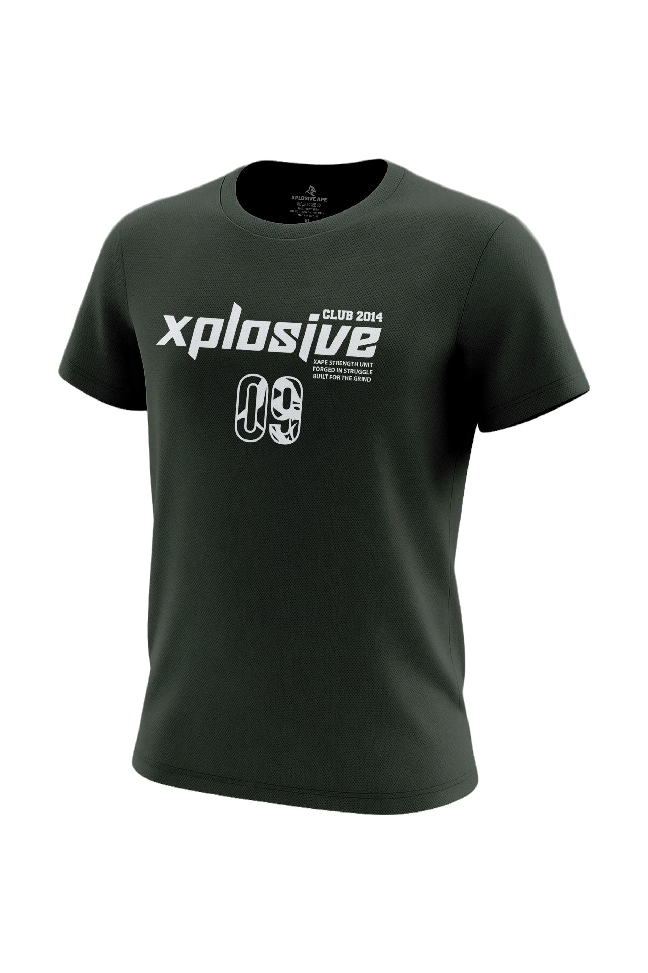 XAPE Strike Force Tech Tee - Forest Green