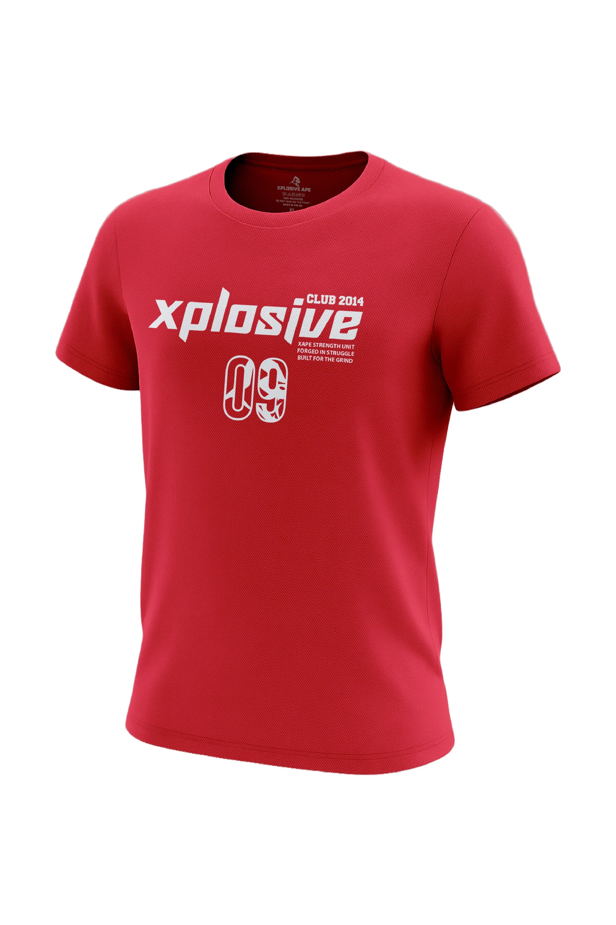XAPE Strike Force Tech Tee - Red - Image 2