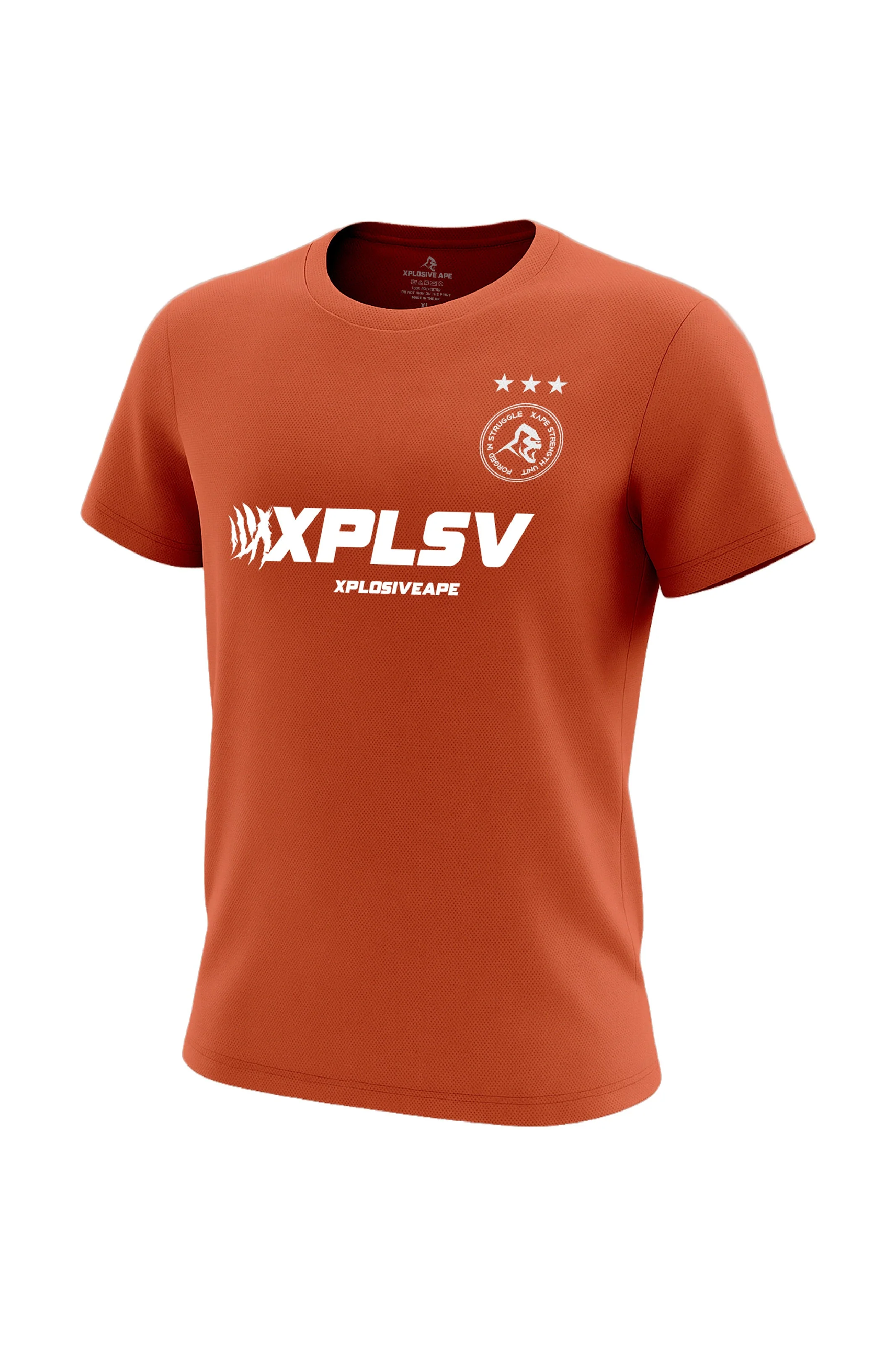 XAPE Velocity Tech Tee - Orange - Image 2