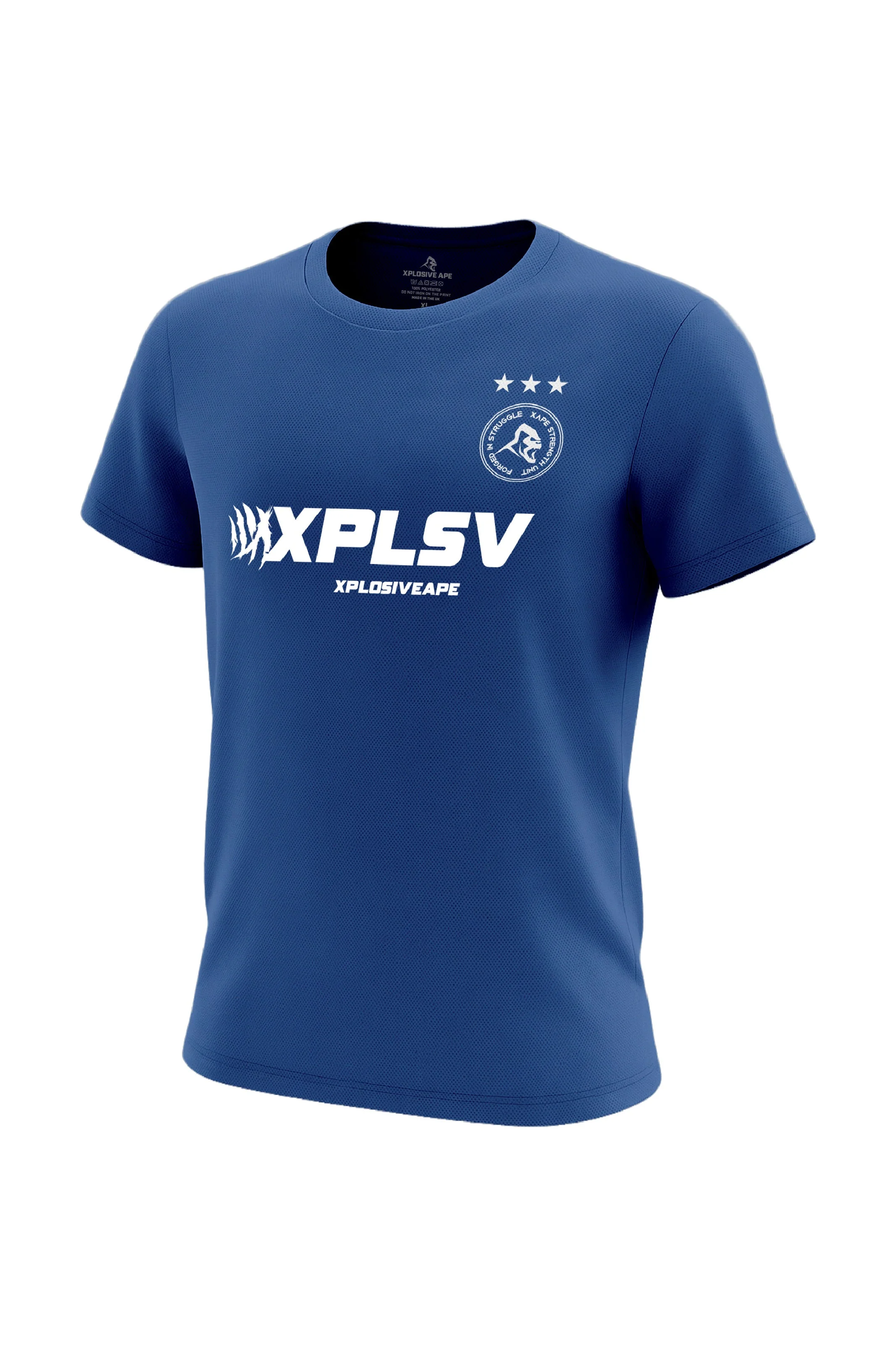 XAPE Velocity Tech Tee - Royal Blue - Image 2