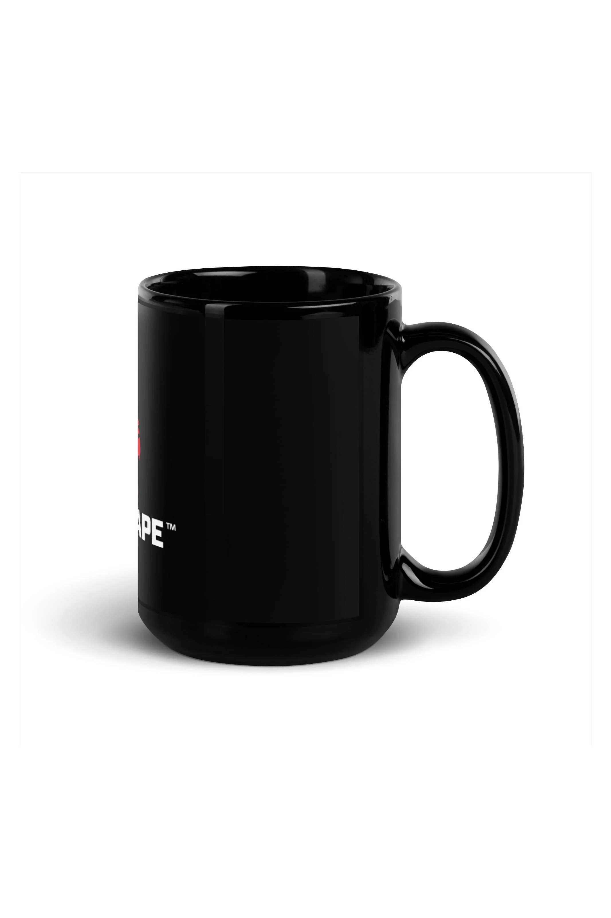 Xplosive Ape Black Glossy Mug - Image 2