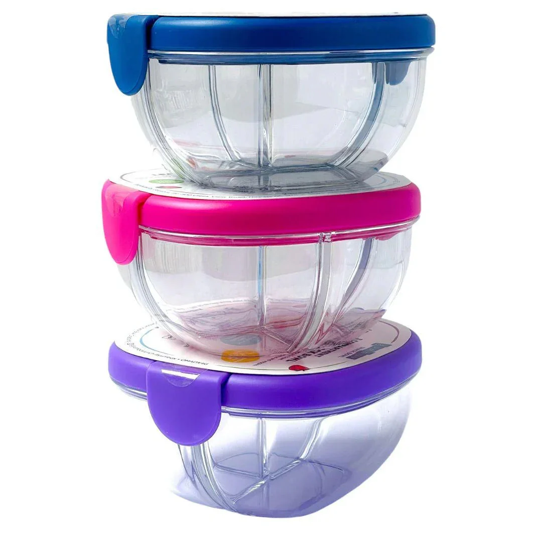 Yumbox Leakproof Snack Bowl - 3 Compartment - Image 9