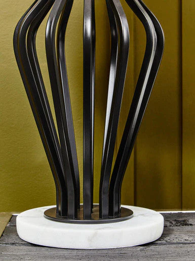 Zada Black And White Table Lamp - Image 5