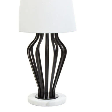 Zada Black And White Table Lamp - Image 6