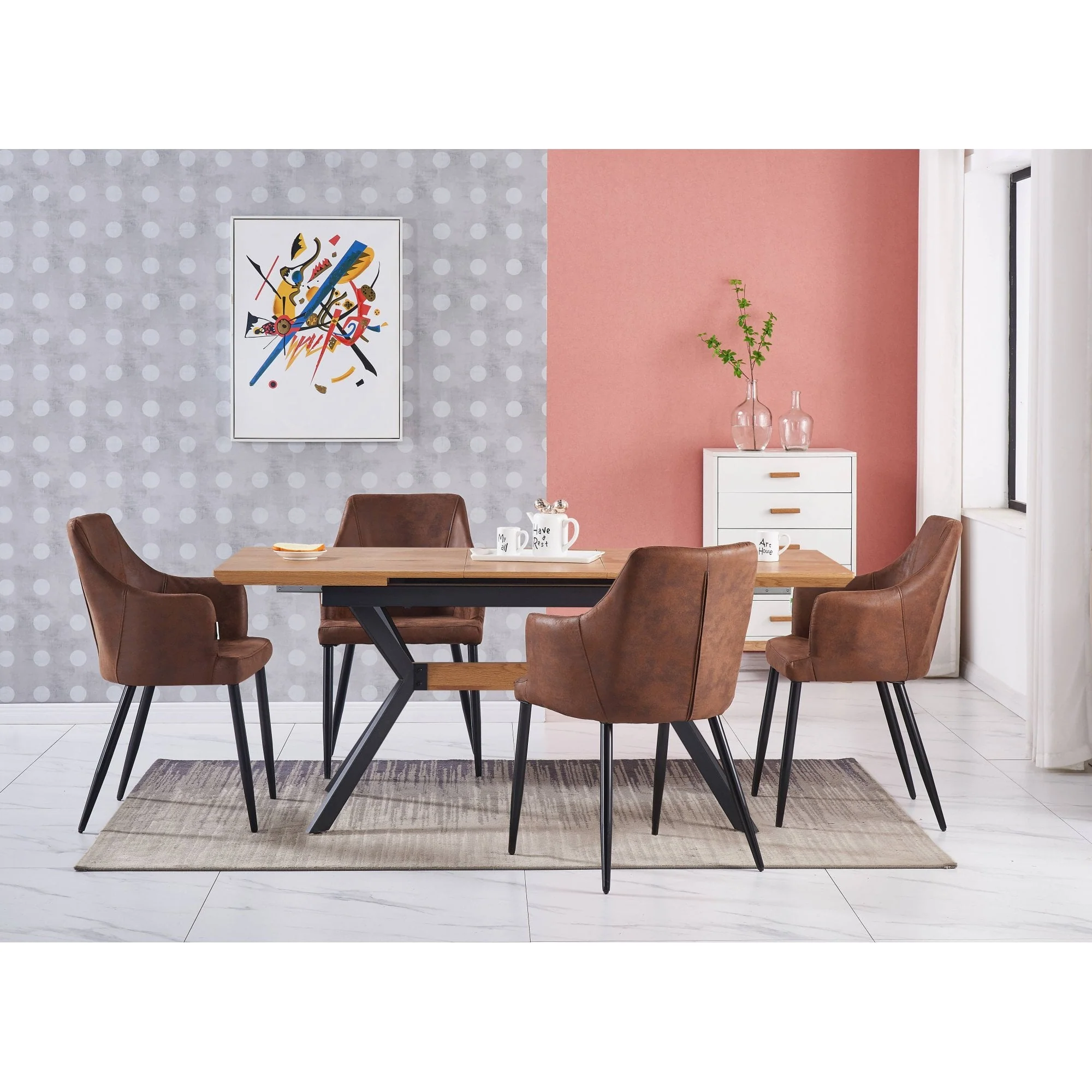 Zarah LUX faux leather chair - Image 8