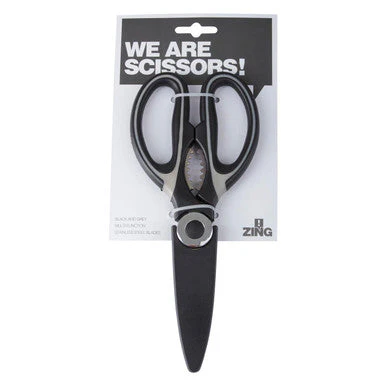 Zing Black And Grey Scissors - Image 3